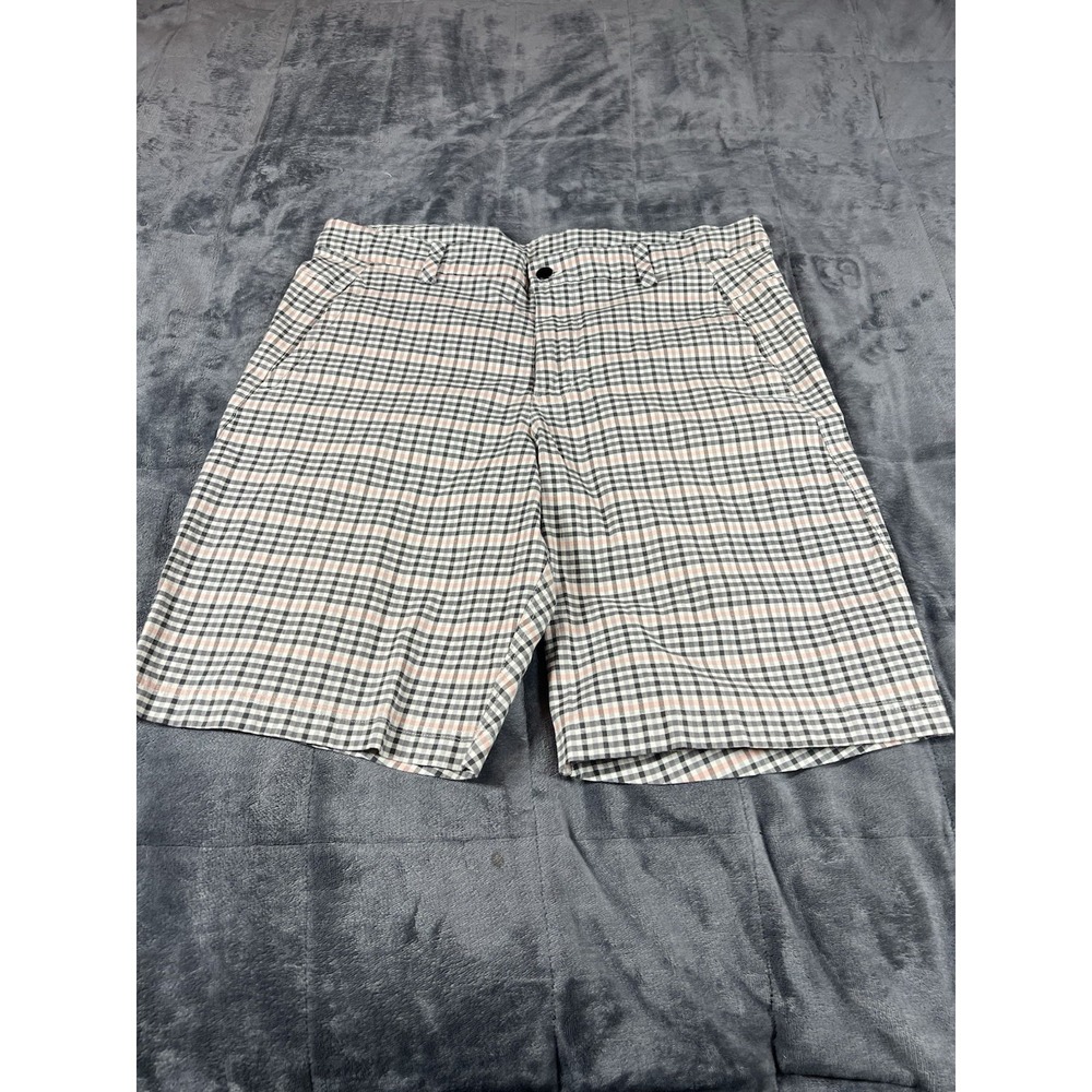 Lululemon Shorts‎ Men's Plaid Short Golf Fishing Preppy athletic Size 38